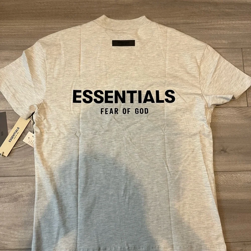 Essentials Light Oatmeal T-Shirt - Picture 2 of 2
